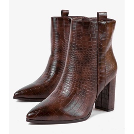 Botines marrones en el post de Zahara marrón 4