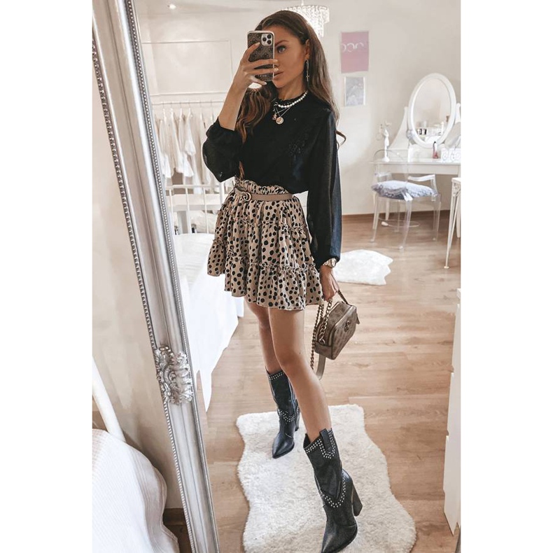 BM Botas cowboy negras con parte superior Bora decorada negro 2 BM Botas cowboy negras con parte superior Bora decorada negro 2