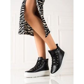 Renda Zapatillas Altas Con Ecopiel negro 1 Renda Zapatillas Altas Con Ecopiel negro 1