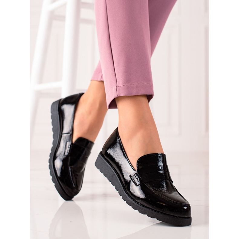 La.Fi zapatos negros clasicos 1