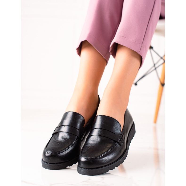 La.Fi zapatos negros clasicos 1