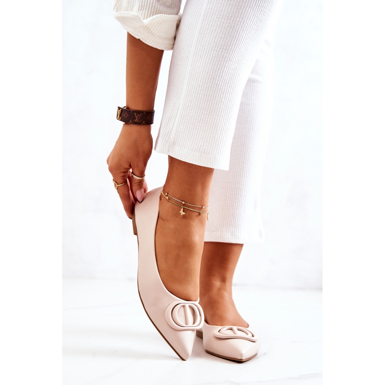 PS1 Bailarina De Cuero En Spitz J. Beżowe Rachelle beige 2