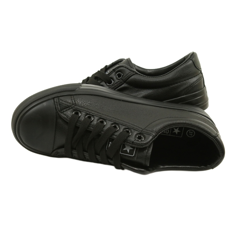 News Zapatillas Deportivas de Mujer en Ecopiel Negras 21SP02-1200 negro 7