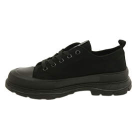 News Zapatillas de deporte femeninas en la plataforma negra 21sp02-1400 negro 2