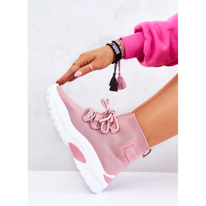 Calcetines Deportivos Mujer Rosa KeSports rosado 2