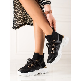 TRENDI Zapatillas De Moda negro 2