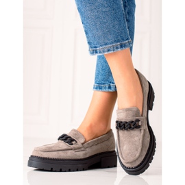 Mocasín LA.FI ante gris negro 1