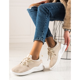 TRENDI Calzado deportivo Zapatillas de deporte beige 1
