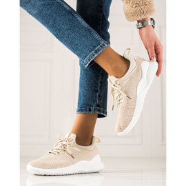 TRENDI Calzado deportivo Zapatillas de deporte beige 3