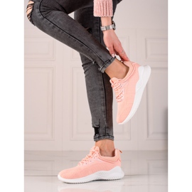 TRENDI Calzado deportivo Zapatillas de deporte naranja rosado 3
