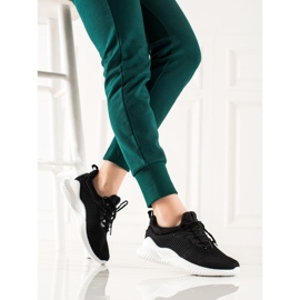 TRENDI Calzado deportivo Zapatillas de deporte negro 1
