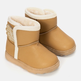 Botas infantiles beige Wings 1 Botas infantiles beige Wings 1