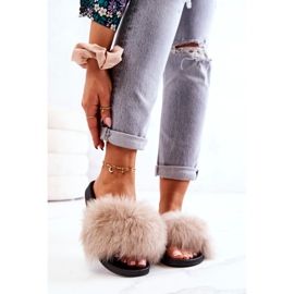 PG2 Pantuflas Piel Natural Beige Naturimo 4