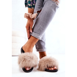 PG2 Pantuflas Piel Natural Beige Naturimo 5