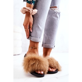 PG2 Pantuflas Camel Naturimo Piel Natural marrón negro 4
