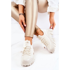 PS1 Zapatillas deportivas mujer Sneakers Beige claro Miles 6