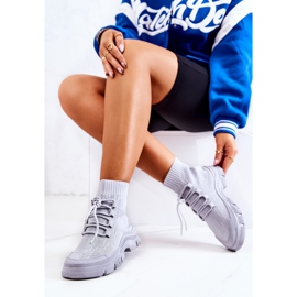 FM1 Zapatos Kimberly Sport Calcetines Grises 4