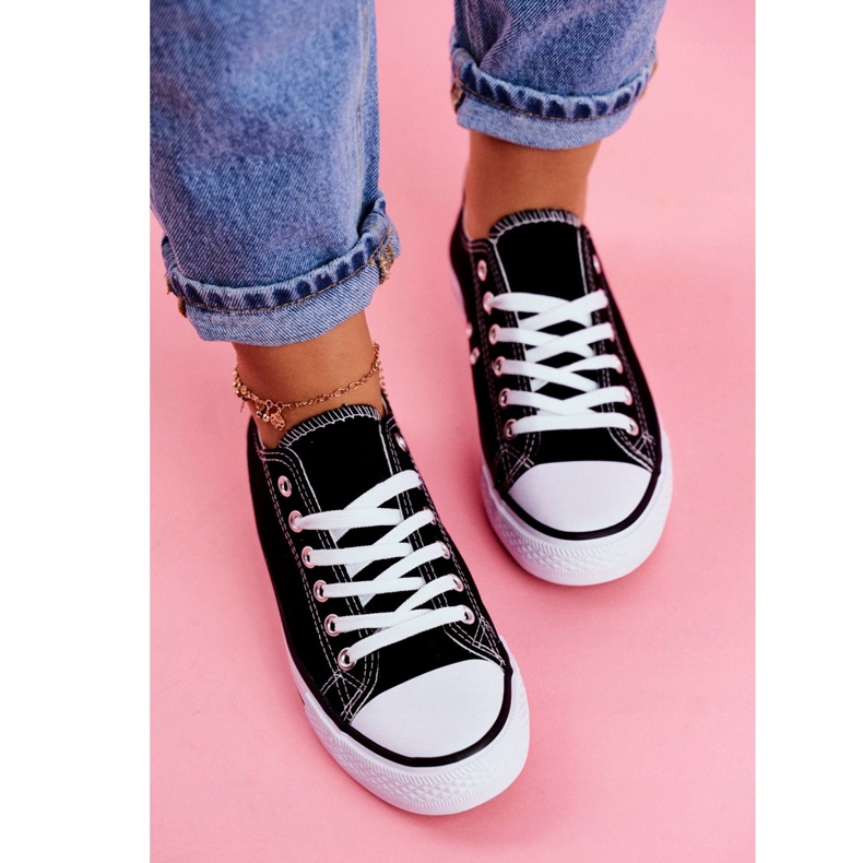 PS1 Zapatillas Omerta Negra con Suela Blanca blanco negro 3