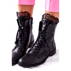 Botas Calientes Mujer Piel Nicole Black 2193 negro 2
