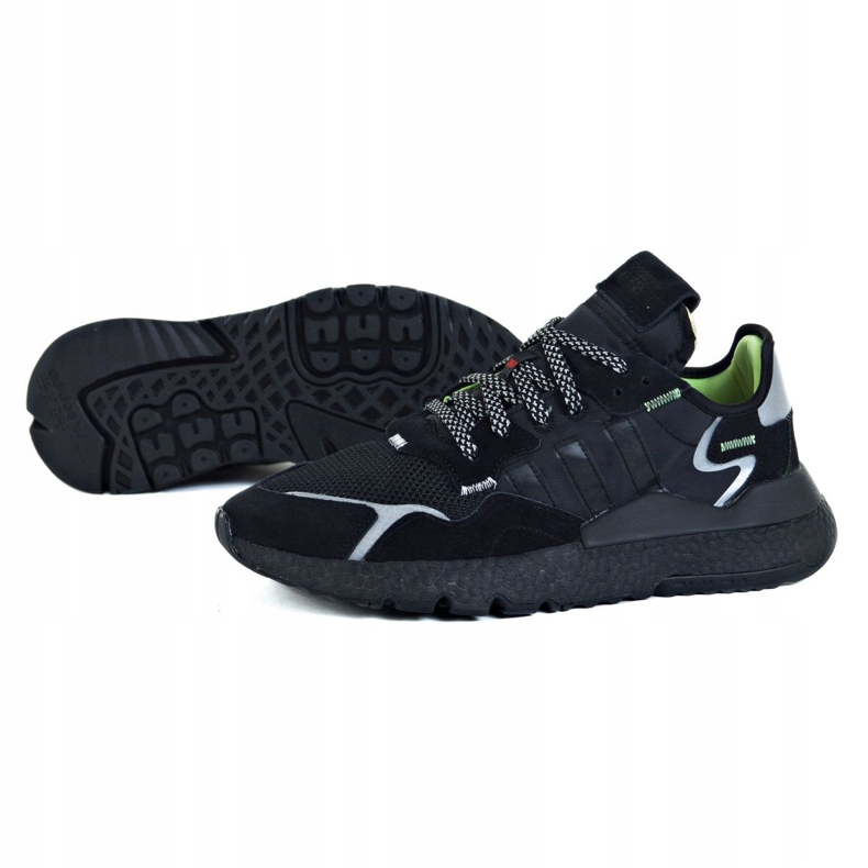 Zapatillas Adidas Nite Jogger M EE5884 negro plata 3