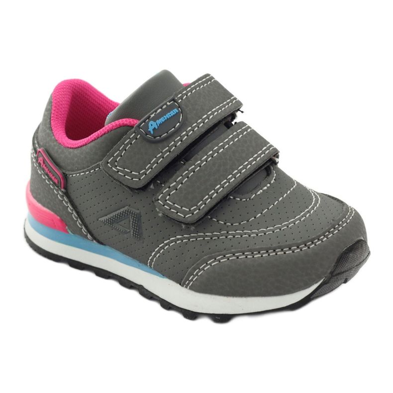 American Club Plantilla deportiva ADI cuero americano D1 sz azul rosa gris 1