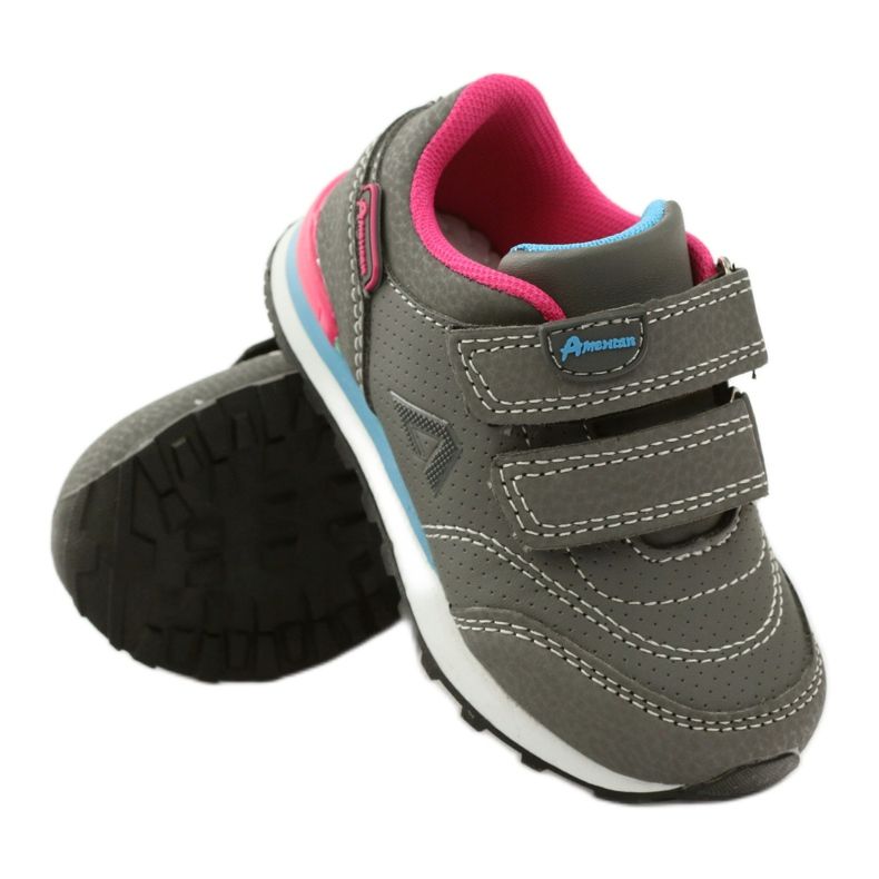 American Club Plantilla deportiva ADI cuero americano D1 sz azul rosado gris 3