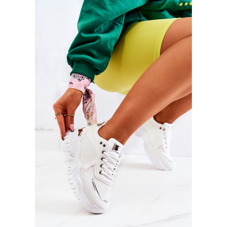 FS2 Zapatillas En La Plataforma Blanco Sallie 1