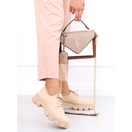 Zapatos con suela gruesa Apoll Beige 3
