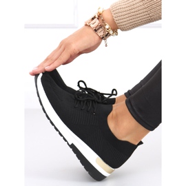 Deportiva calcetín negro Welo 4