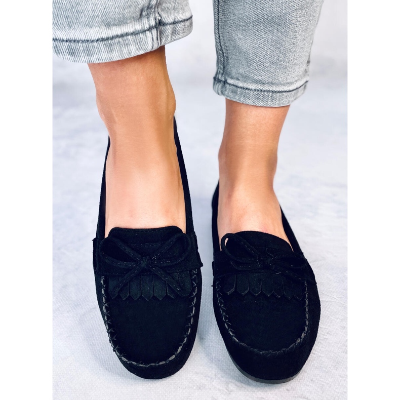 Mocasines Mujer Quest Negros 1