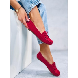 Mocasines Mujer Quest Rojo 5