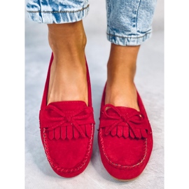 Mocasines Mujer Quest Rojo 1