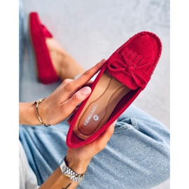 Mocasines Mujer Quest Rojo 3