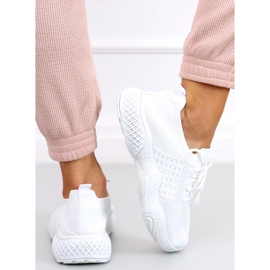 Deportiva calcetín Yetto Blanco 2