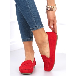 Mocasines mujer Brato Rojo 3