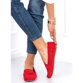Mocasines mujer Brato Rojo 5