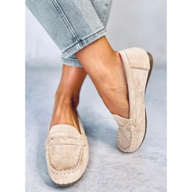 Mocasines mujer Brato Beige 2 Mocasines mujer Brato Beige 2