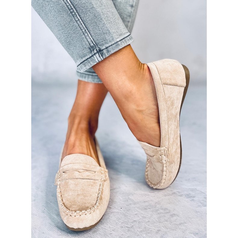 Mocasines mujer Brato Beige 2 Mocasines mujer Brato Beige 2
