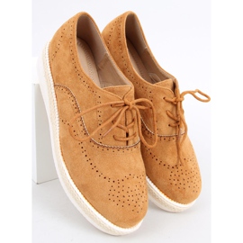 Zapatos mujer alpargatas Apia Camel marrón 1