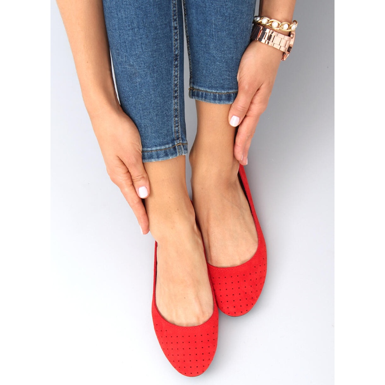 Bailarinas caladas Ameli Rojo 1