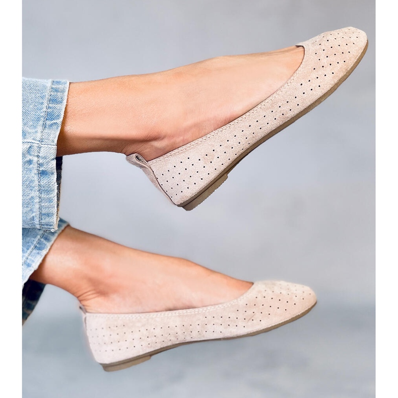 Bailarinas caladas Ameli Beige 1