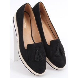 Mocasines mujer, alpargatas Hilma Negro 3