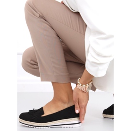 Mocasines mujer, alpargatas Hilma Negro 2