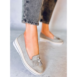 Mocasines y alpargatas de mujer Hilma Gris 2