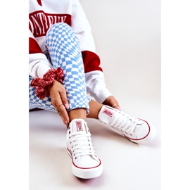 Deportivas Altas de Piel Big Star JJ274132 Blanco 1