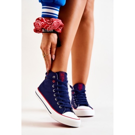 Zapatillas Altas Big Star JJ274125 Azul Marino 2