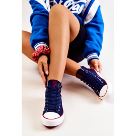 Zapatillas Altas Big Star JJ274125 Azul Marino 7