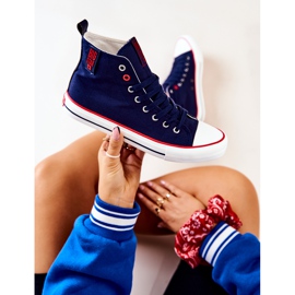 Zapatillas Altas Big Star JJ274125 Azul Marino 1