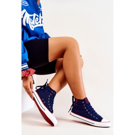 Zapatillas Altas Big Star JJ274125 Azul Marino 5