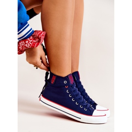 Zapatillas Altas Big Star JJ274125 Azul Marino 6